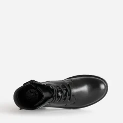 Buggy Boots^Boots à lacet en cuir NOIR