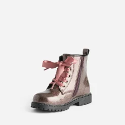 Buggy Boots^Boots à lacet pailleté à lacet ruban ROSE