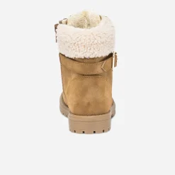 Eram Boots^Boots à lacet fourré CAMEL
