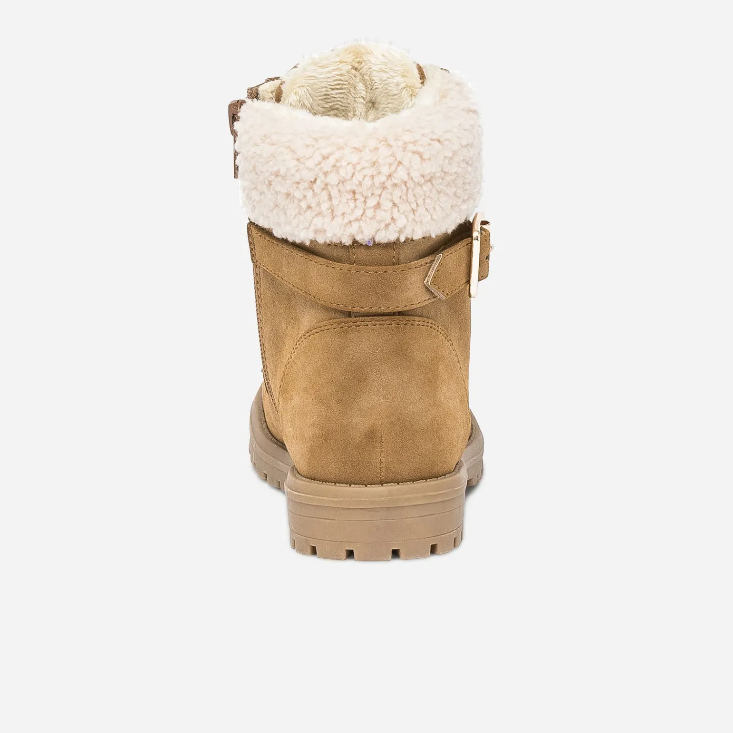Eram Boots^Boots à lacet fourré CAMEL