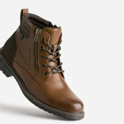 Eram Boots^Boots à lacet cognac MARRON