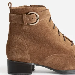 Eram Flex Boots^Boots à lacet cuir NOIR