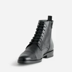 Eram Flex Boots^Boots à lacet cuir NOIR