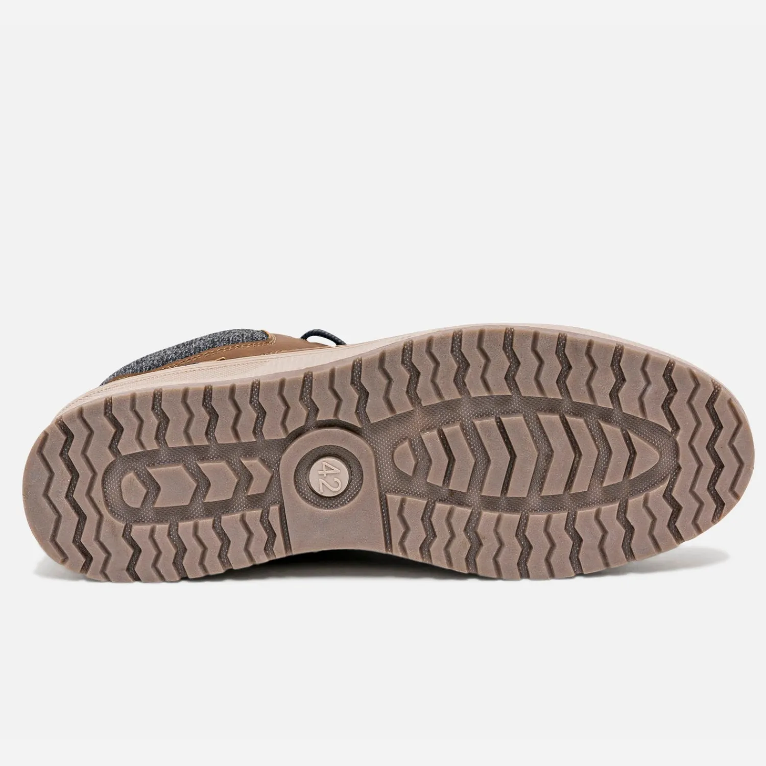 Eram Boots|Baskets/Tennis^Boots à lacet avec col textile MARRON