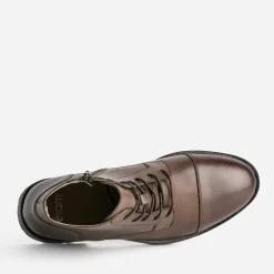 Eram Boots^Boots à lacet cuir MARRON