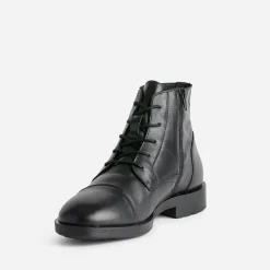 Eram Boots^Boots à lacet cuir NOIR