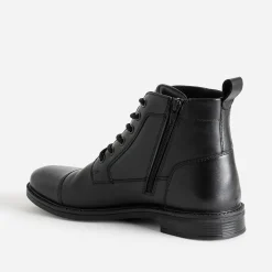Eram Boots^Boots à lacet en cuir NOIR