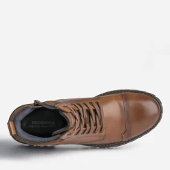 Redskins Boots^Boots à lacet en cuir COGNAC