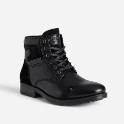 Redskins Boots^Boots à lacet en cuir NOIR