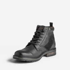 Redskins Boots^Boots à lacet en cuir NOIR