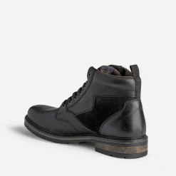 Redskins Boots^Boots à lacet en cuir NOIR
