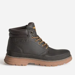 Schott Boots^Boots à lacet MARRON