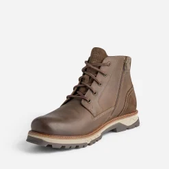 Tbs Boots^Boots à lacet marron en cuir COGNAC
