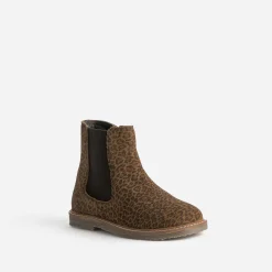Buggy Boots^Boots marron cuir velours léopard MULTICOLORE