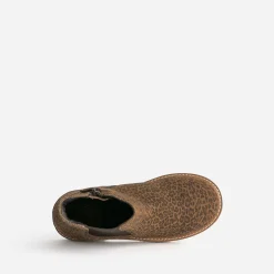 Buggy Boots^Boots marron cuir velours léopard MULTICOLORE