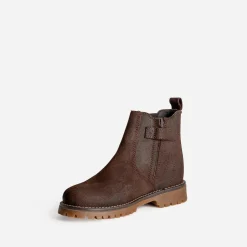 Buggy Chaussures Montantes^Boots en cuir velours MARRON