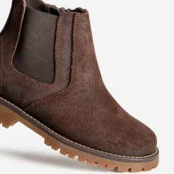 Buggy Chaussures Montantes^Boots en cuir velours MARRON