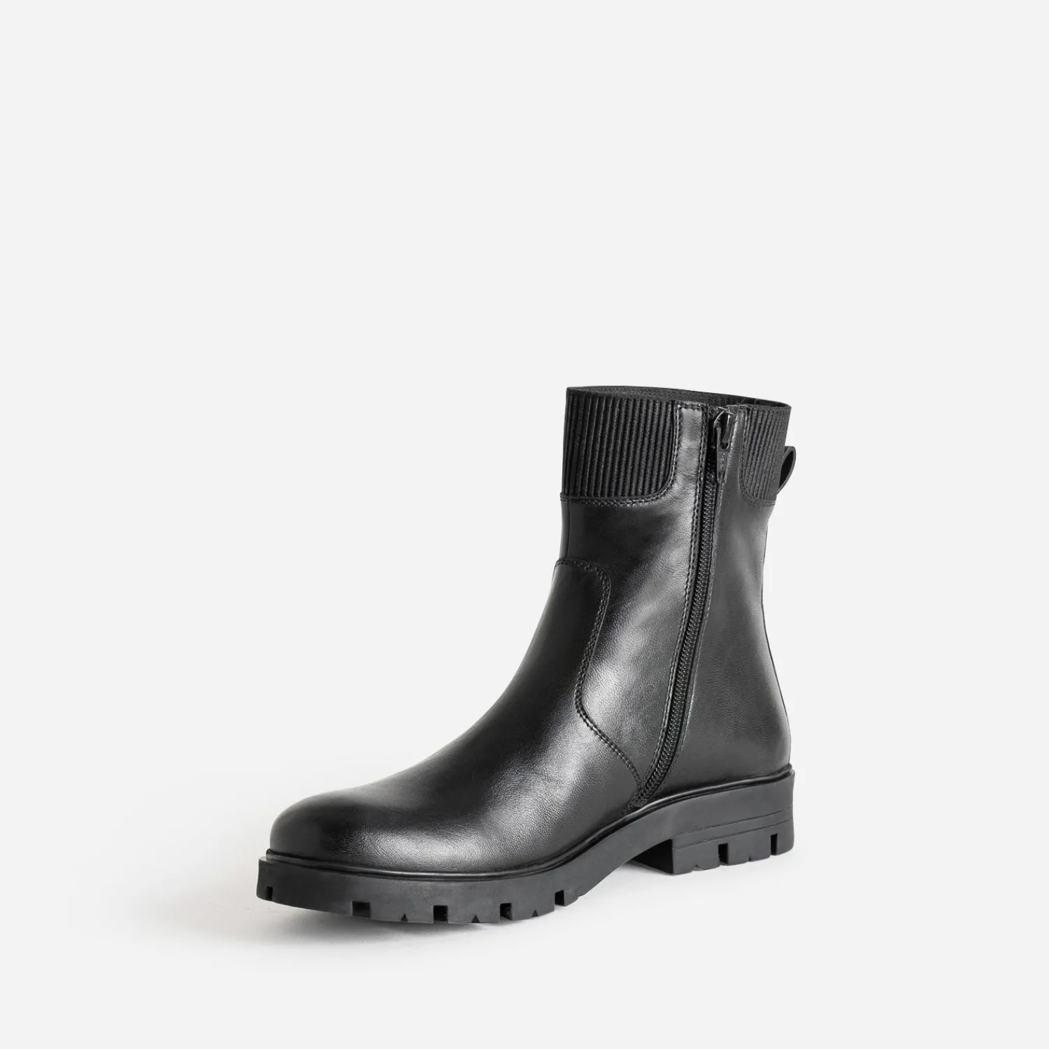 Buggy Boots^Boots en cuir NOIR
