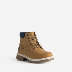 Buggy Chaussures Montantes^Boots ocre et marine CAMEL