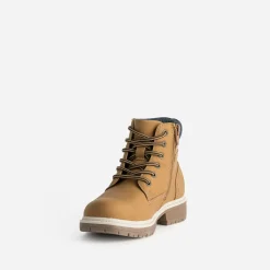 Buggy Chaussures Montantes^Boots ocre et marine CAMEL