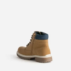 Buggy Chaussures Montantes^Boots ocre et marine CAMEL