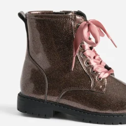Buggy Boots^Boots pailleté à lacet-ruban ROSE