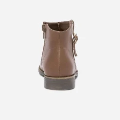 Eram Boots^Boots camel avec boucle côté MARRON