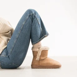 Eram Chaussons^Boots fourré CAMEL