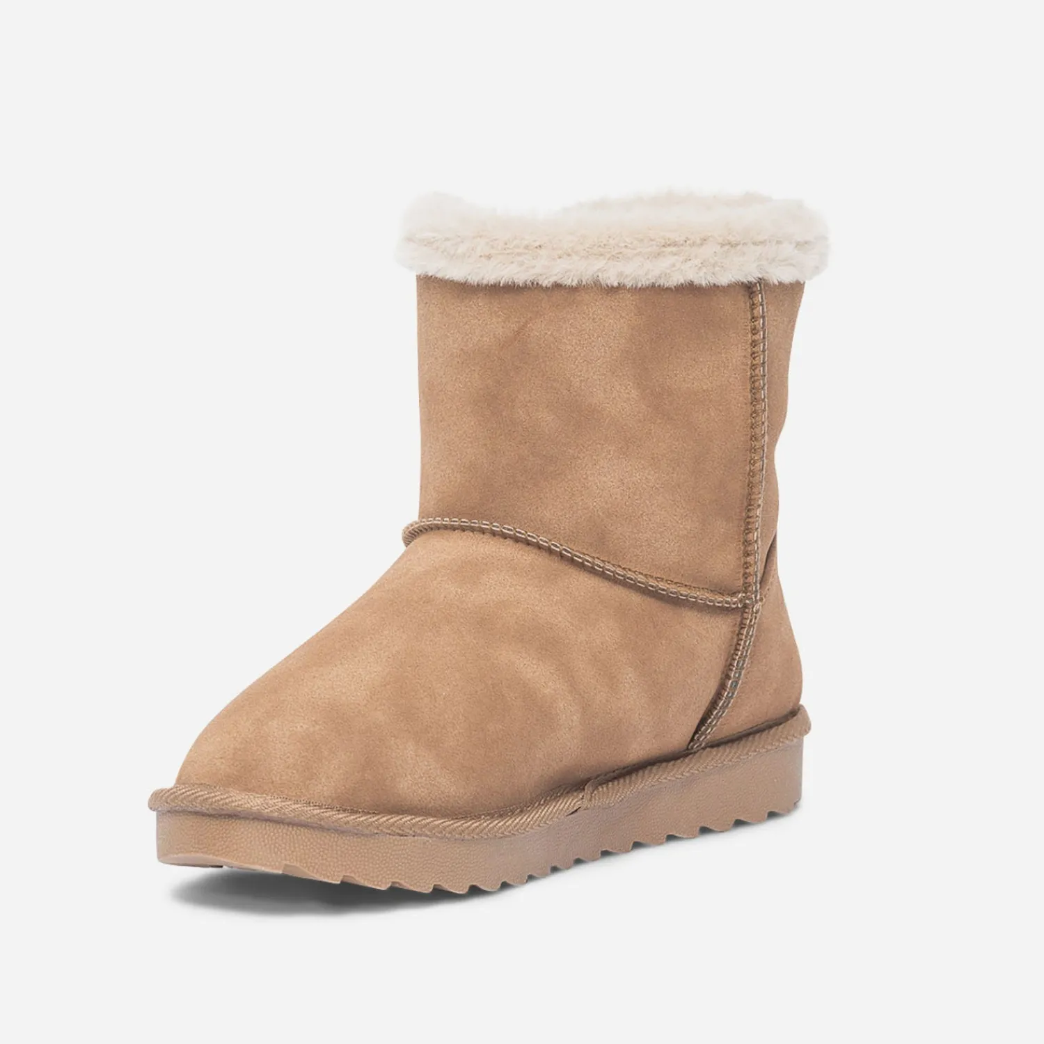 Eram Chaussons^Boots fourré CAMEL