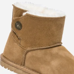 Eram Boots^Boots suédé et fourré CAMEL