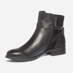 Caprice Boots^Boots à bride cloutée NOIR
