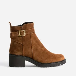 Eram Boots^Boots éco-conçu à semelle crantée CAMEL