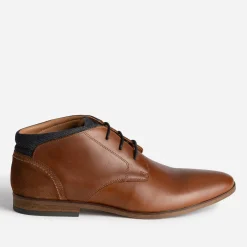 Eram Boots^Boots en cuir COGNAC