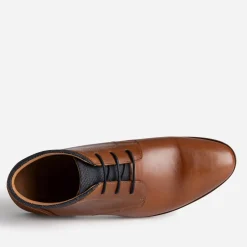Eram Boots^Boots en cuir COGNAC