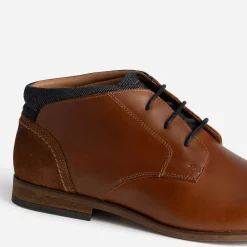 Eram Boots^Boots en cuir COGNAC