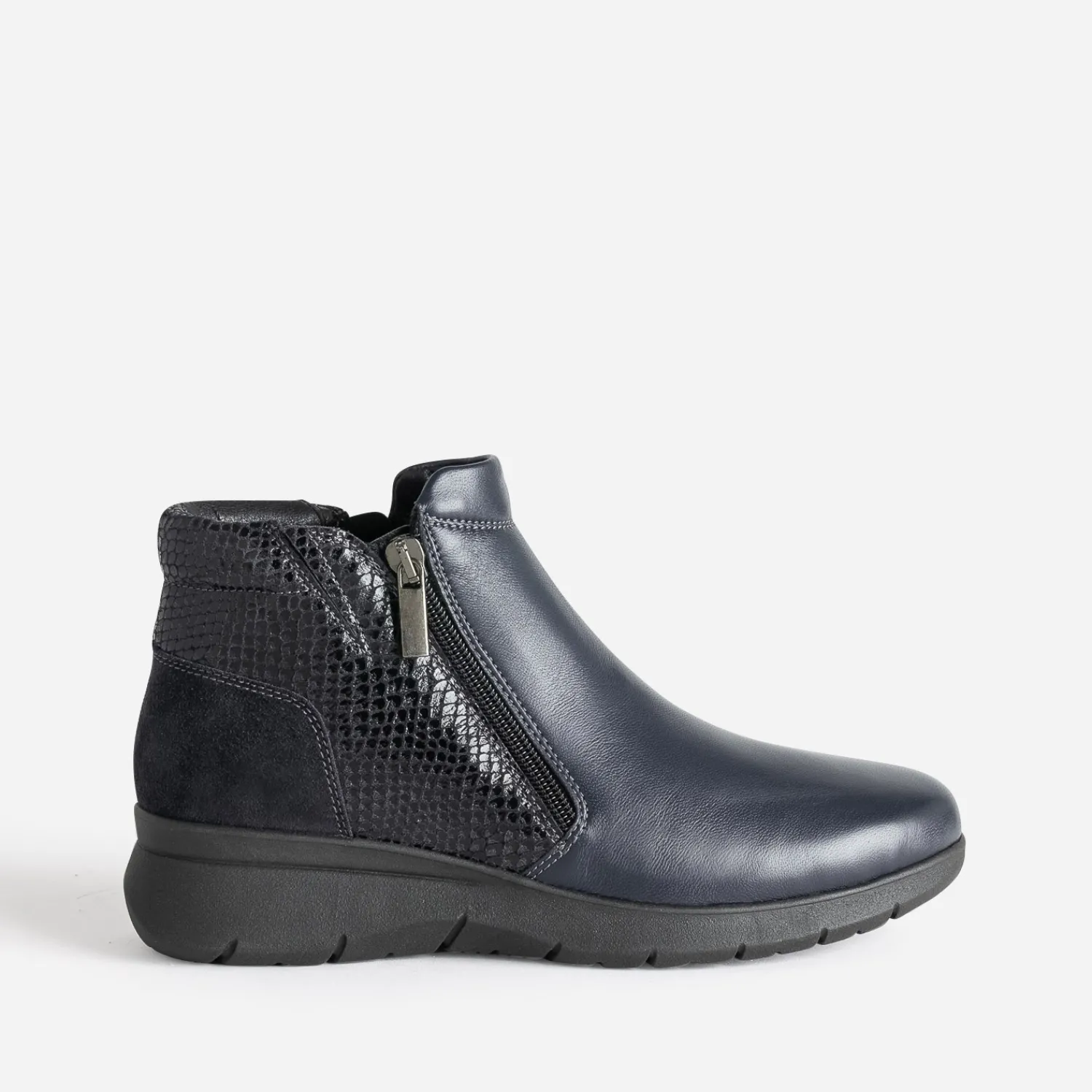 FRANCE ARNO Boots^Boots en cuir MARINE