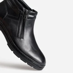 FRANCE ARNO Boots^Boots cuir NOIR