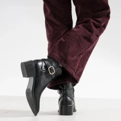 Eram Boots^Boots avec bride NOIR