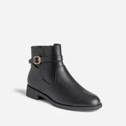 Eram Boots^Boots éco-conçu avec bride cheville NOIR