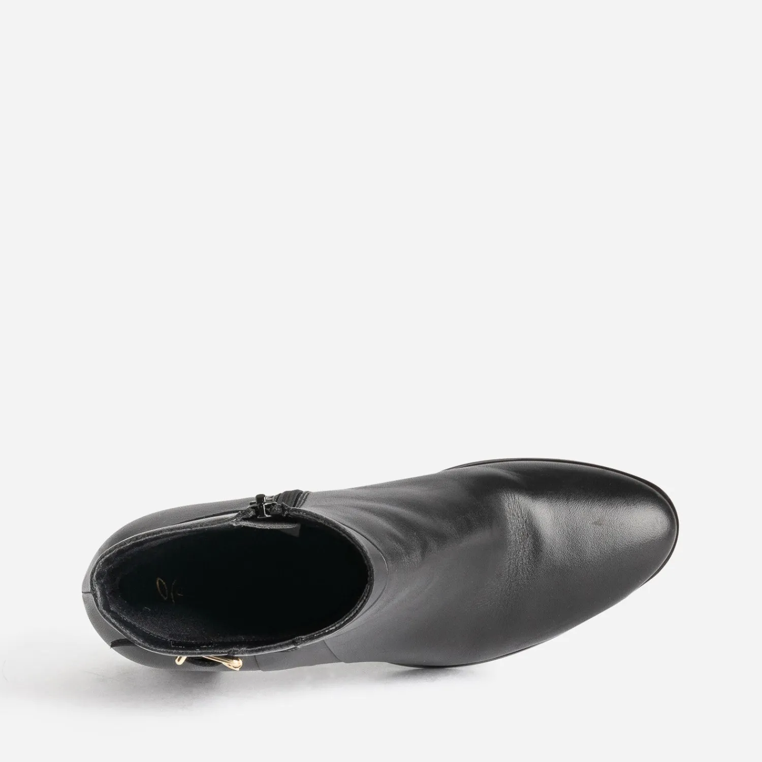 Eram Boots^Boots éco-conçu en cuir avec bride NOIR