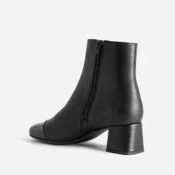 Eram Boots^Boots cuir bout verni NOIR