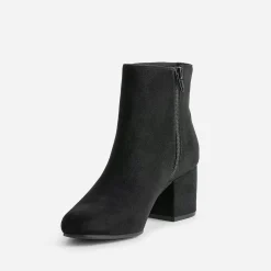 Eram Boots^Boots suédé NOIR