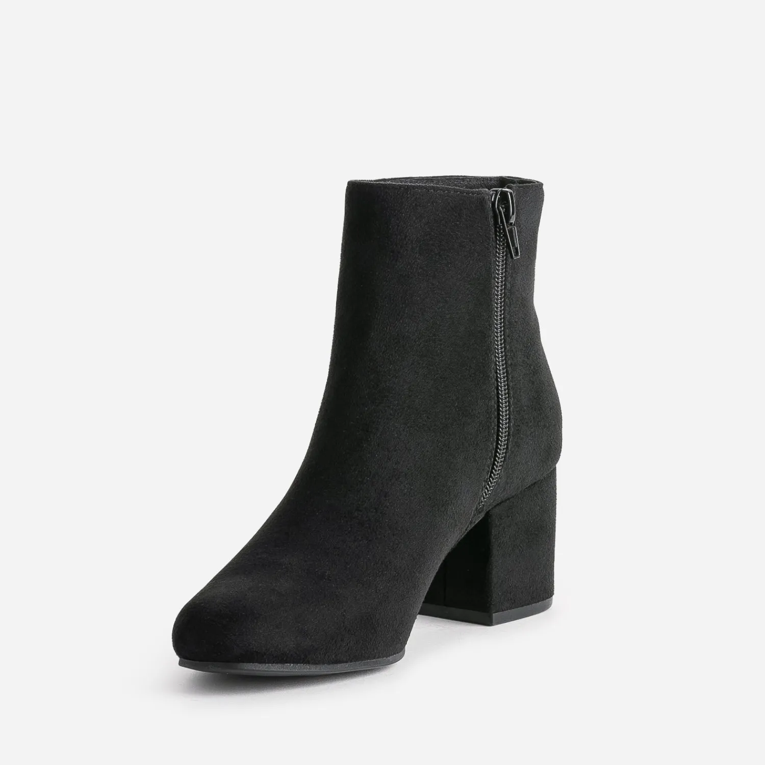 Eram Boots^Boots suédé NOIR