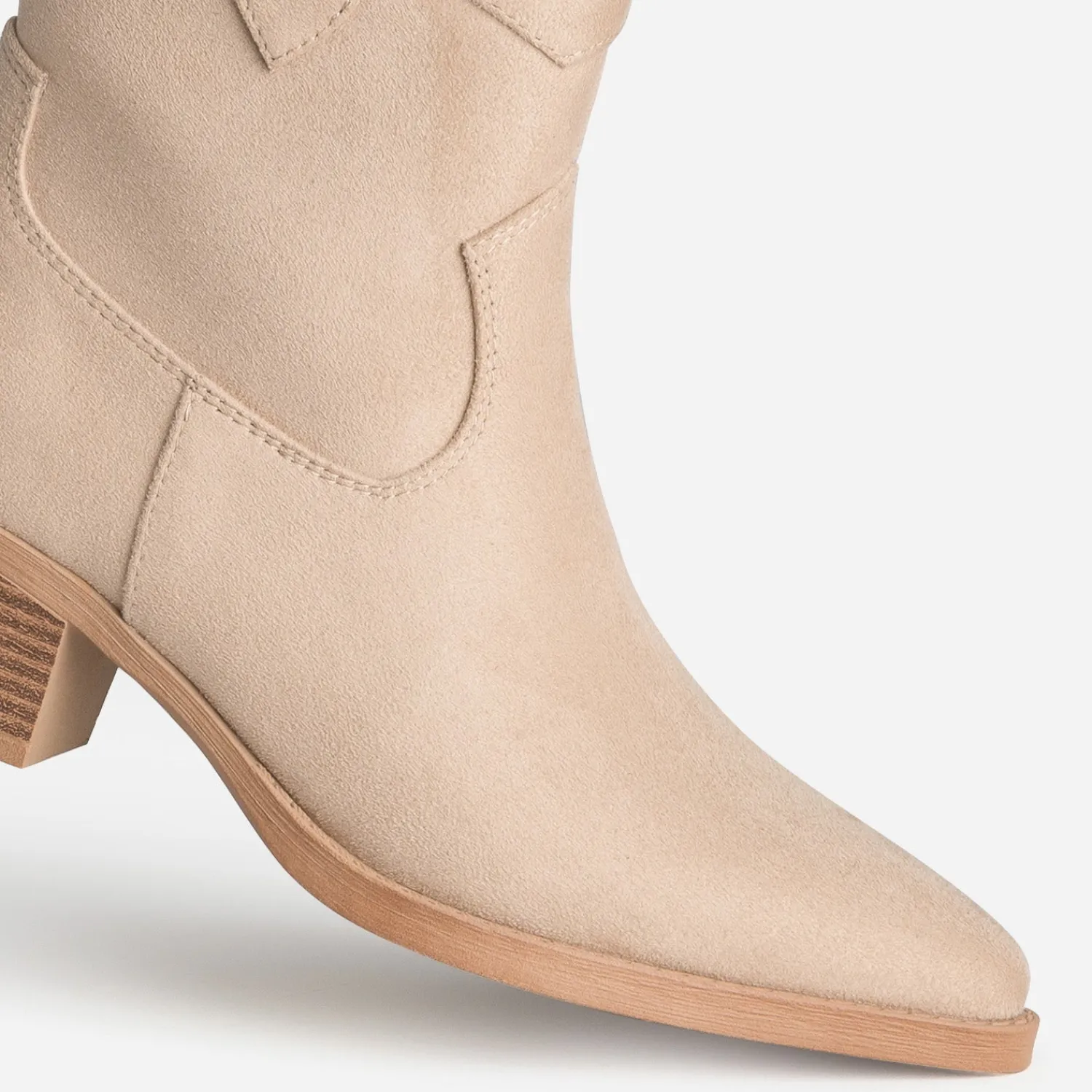 Texto Boots^Boots santiag BEIGE