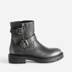 Texto Boots^Boots esprit motard GRIS