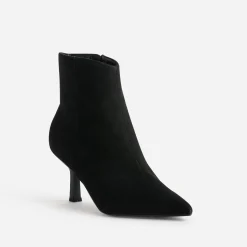 Texto Boots^Boots suédé à bout pointu NOIR