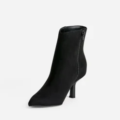 Texto Boots^Boots suédé à bout pointu NOIR