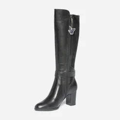 Caprice Bottes^Botte e bi matière NOIR