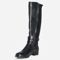 Caprice Bottes^Botte e bi-matière double bride NOIR