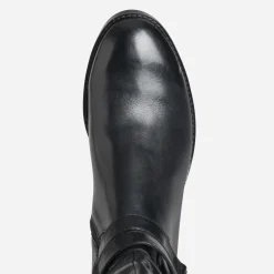 Caprice Bottes^Botte e bi-matière double bride NOIR